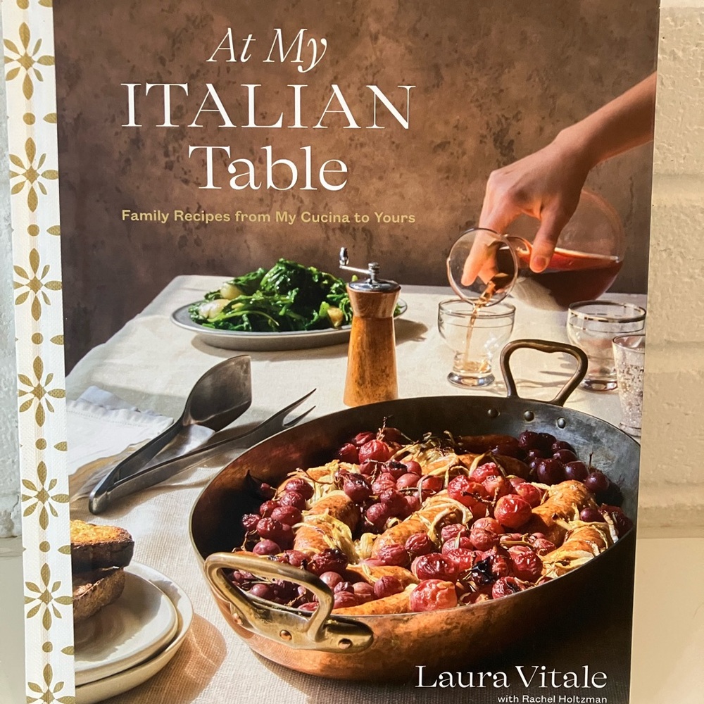 At My Italian Table Cookbook by Laura Vitale